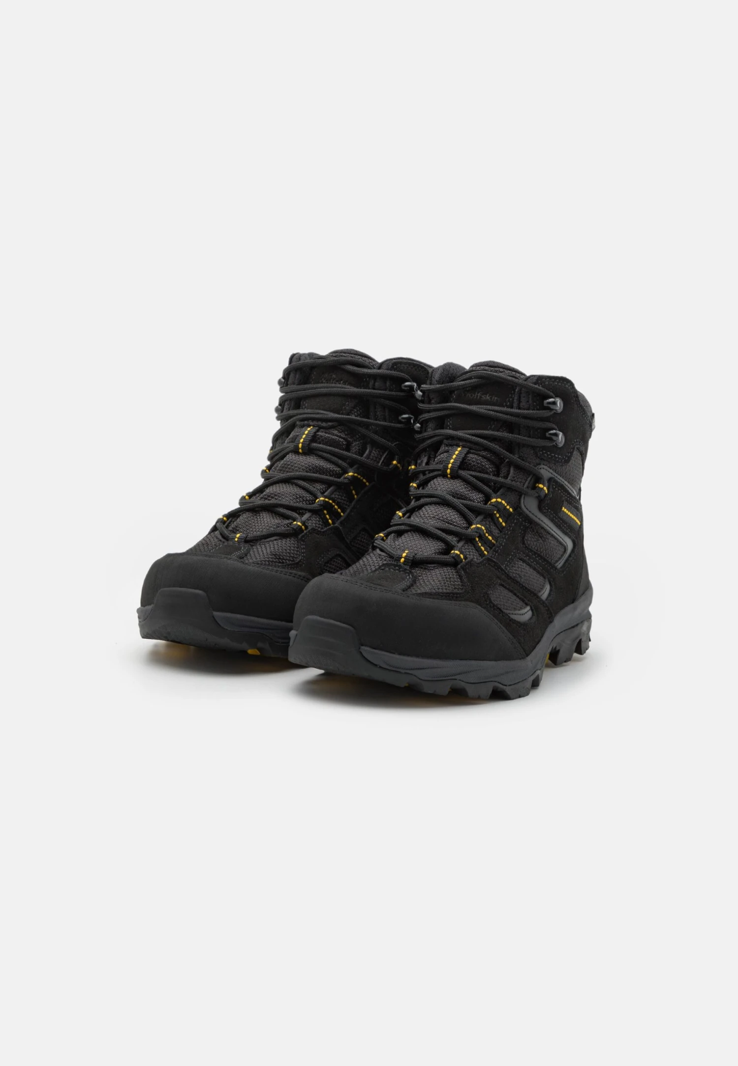 Jack Wolfskin Vojo 3 Texapore Mid - Zapatillas De Senderismo - Black/Burly Yellow 2 Jack Wolfskin Vojo 3 Texapore Mid - Zapatillas De Senderismo - Black/Burly Yellow - Imagen 2