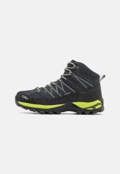 CMP Rigel Mid Trekking Shoes Wp - Zapatillas De Senderismo - Antracite/Limegreen