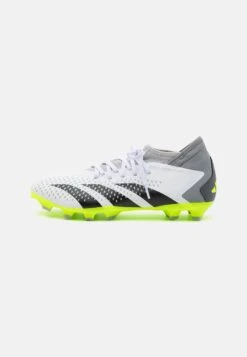 ADIDAS PERFORMANCE Predator Accuracy 3 Mg - Botas De Fútbol Con Tacos - Footwear White/Core Black/Lucid Lemon