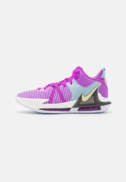 Nike Performance Lebron Witness 7 - Zapatillas De Baloncesto - Fuchsia Dream/Citron Tint/Sail/White