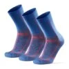 Long Distance Running Crew 3 Pack - Calcetines De Deporte - Blue Orange