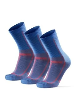 Long Distance Running Crew 3 Pack - Calcetines De Deporte - Blue Orange