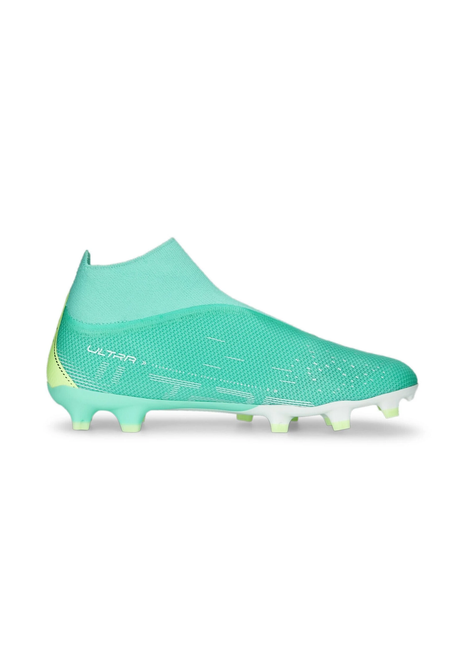 Puma Ultra Match+ Laceless Fg/Ag - Botas De Fútbol Con Tacos - Electric Peppermint White Fast Yellow 6 Puma Ultra Match+ Laceless Fg/Ag - Botas De Fútbol Con Tacos - Electric Peppermint White Fast Yellow - Imagen 6