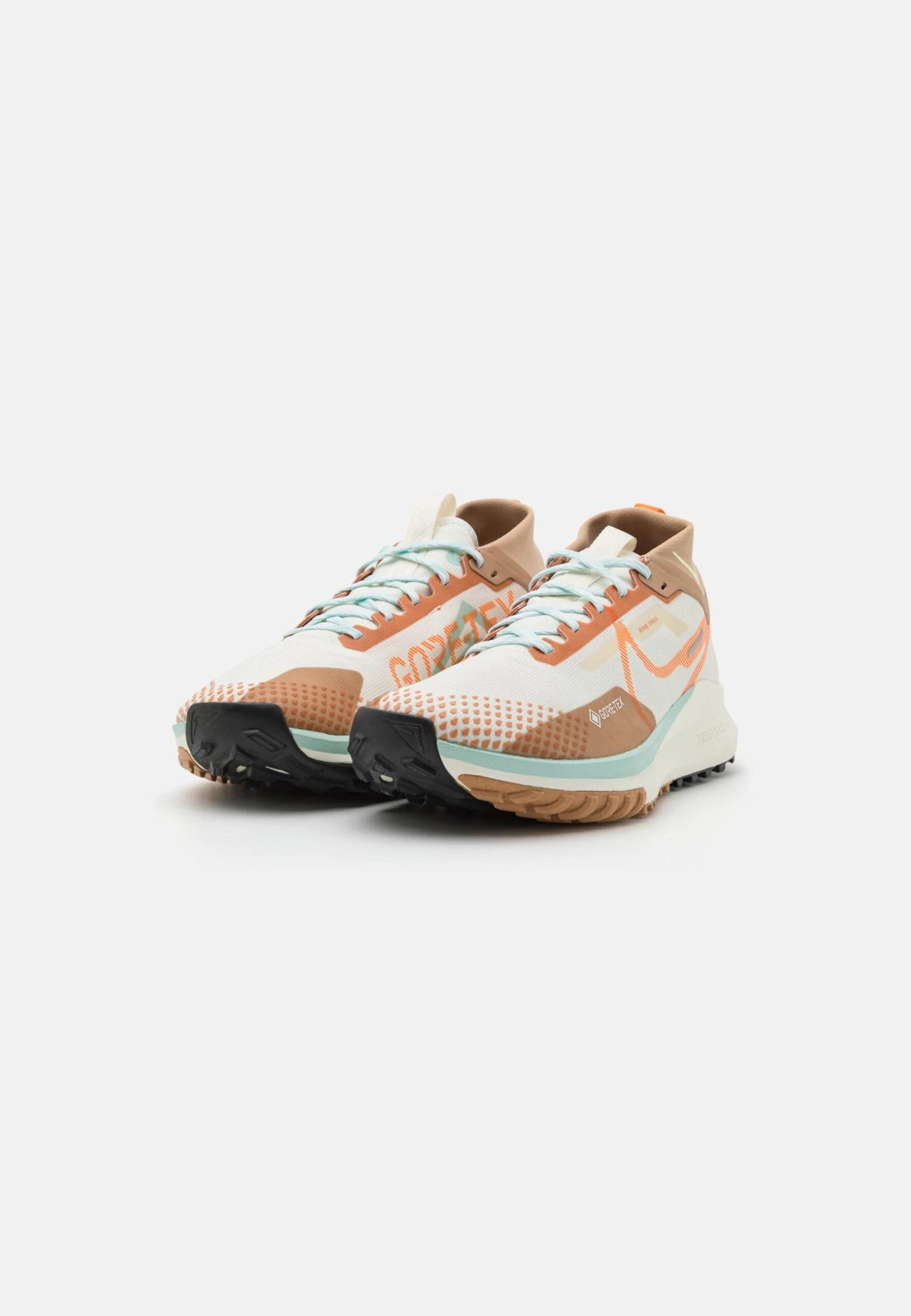 Nike Performance React Pegasus 4 Gtx Unisex - Zapatillas De Trail Running - Pale Ivory/Bright Mandarin/Sail/Jade Ice/Black/Amber Brown 2 Nike Performance React Pegasus 4 Gtx Unisex - Zapatillas De Trail Running - Pale Ivory/Bright Mandarin/Sail/Jade Ice/Black/Amber Brown - Imagen 2
