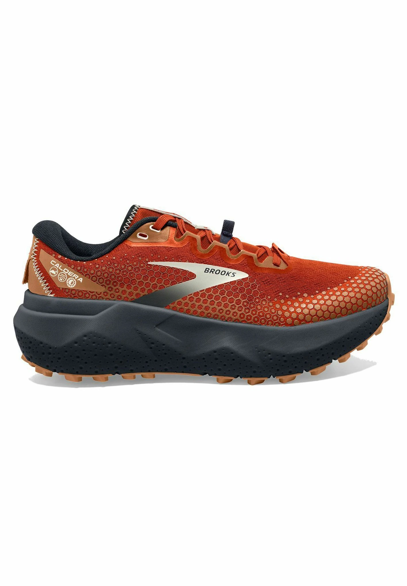 BROOKS Caldera 6 - Zapatillas De Trail Running - Rooibos Biscuit Peacoat 1 BROOKS Caldera 6 - Zapatillas De Trail Running - Rooibos Biscuit Peacoat