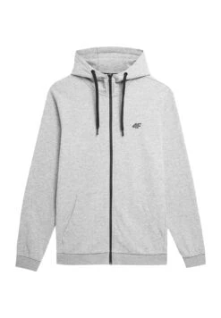 4F Blm - Sudadera Con Cremallera - Cold Light Grey Melange
