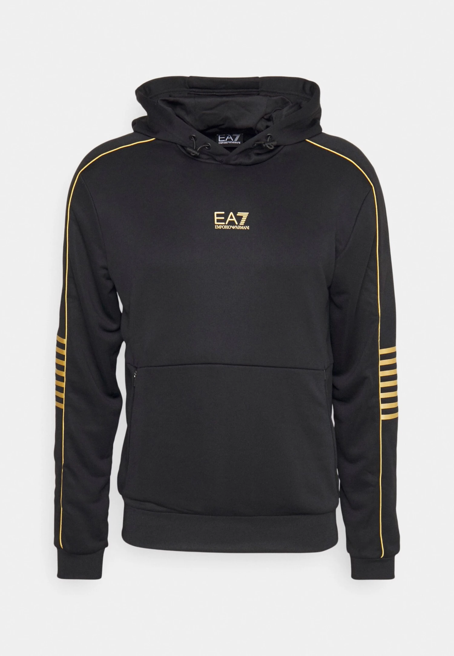 EA7 Emporio Armani Train Core Hoodie - Jersey Con Capucha - Black/Gold 6 EA7 Emporio Armani Train Core Hoodie - Jersey Con Capucha - Black/Gold - Imagen 6
