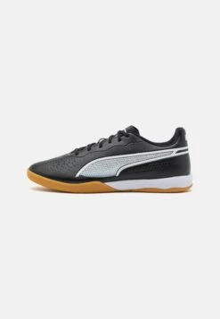 Puma King Match- Botas De Fútbol Sin Tacos - Black/White