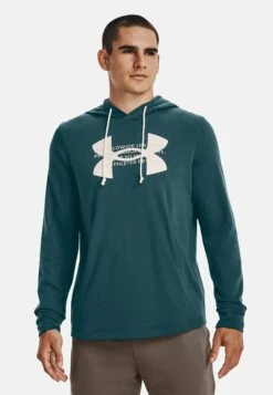 Under Armour Ua Rival Logo - Jersey Con Capucha - Tourmaline Teal