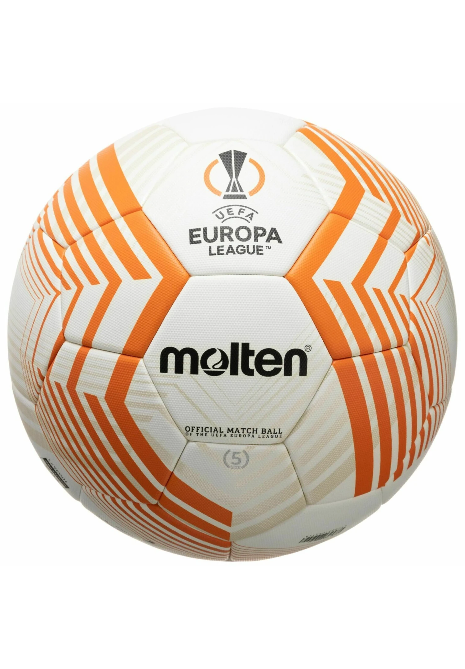 MOLTEN Uefa Europa League- Balón De Fútbol - Weiß Orange Silber 1 MOLTEN Uefa Europa League- Balón De Fútbol - Weiß Orange Silber