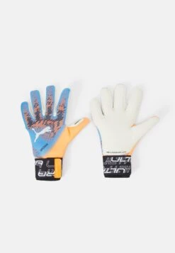 Puma Ultra Grip Hybrid Unisex - Guantes De Portero - Ultra Orange/Blue Glimmer