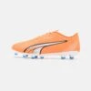 Puma Ultra- Botas De Fútbol Con Tacos - Ultra Orange/White/Blue Glimmer
