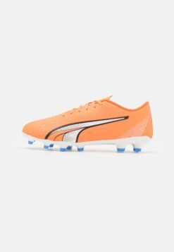 Puma Ultra- Botas De Fútbol Con Tacos - Ultra Orange/White/Blue Glimmer