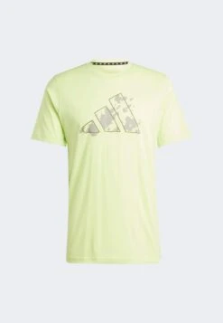 ADIDAS PERFORMANCE Essentials Seasonal Training Graphic- Camiseta Deportiva - Pulse Lime Silver Pebble -ADIDAS PERFORMANCE Ventas 799b3a44086541c78b09c1397e297087
