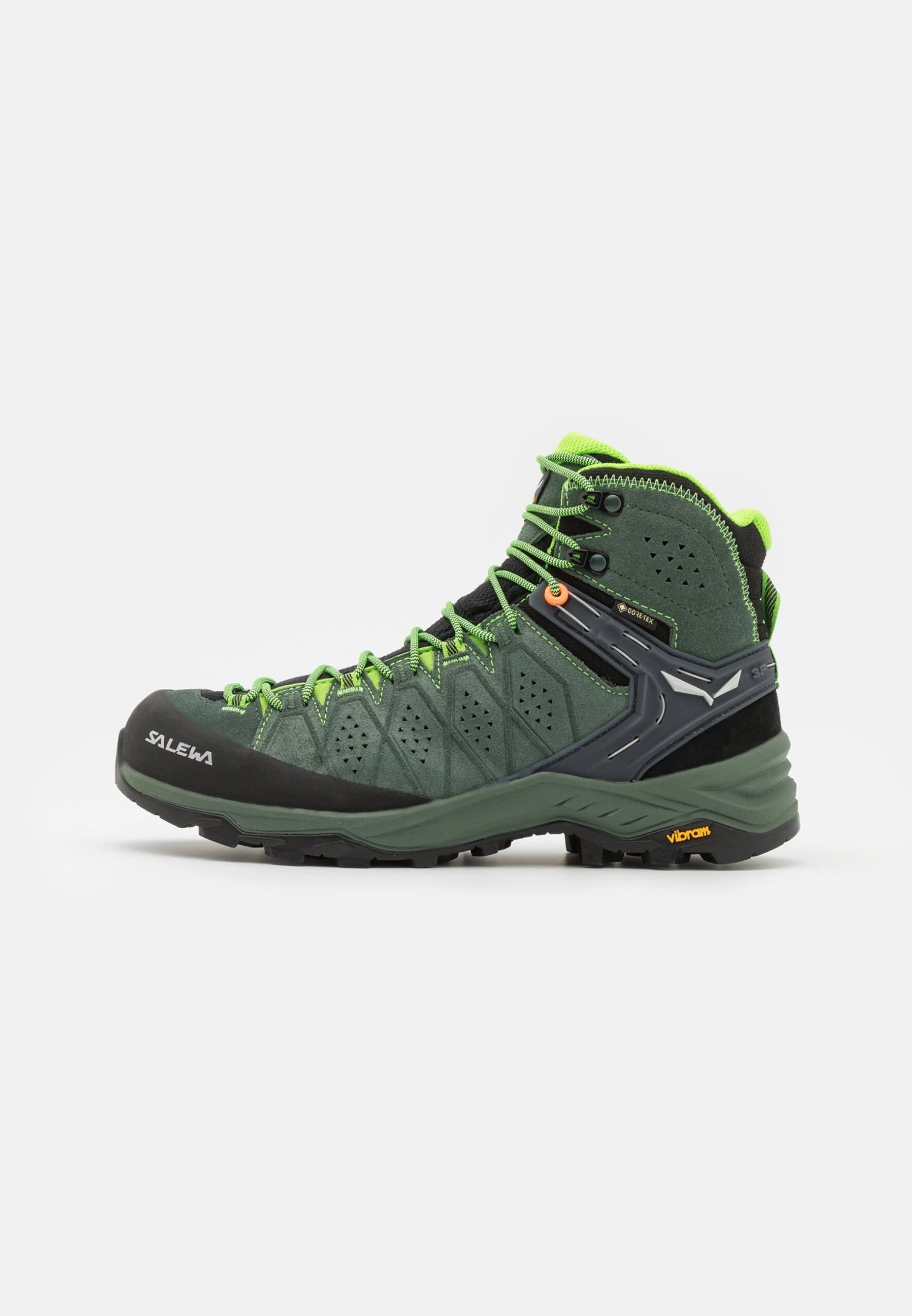 SALEWA Ms Alp Trainer 2 Mid Gtx - Zapatillas De Senderismo - Raw Green/Pale Frog 1 SALEWA Ms Alp Trainer 2 Mid Gtx - Zapatillas De Senderismo - Raw Green/Pale Frog