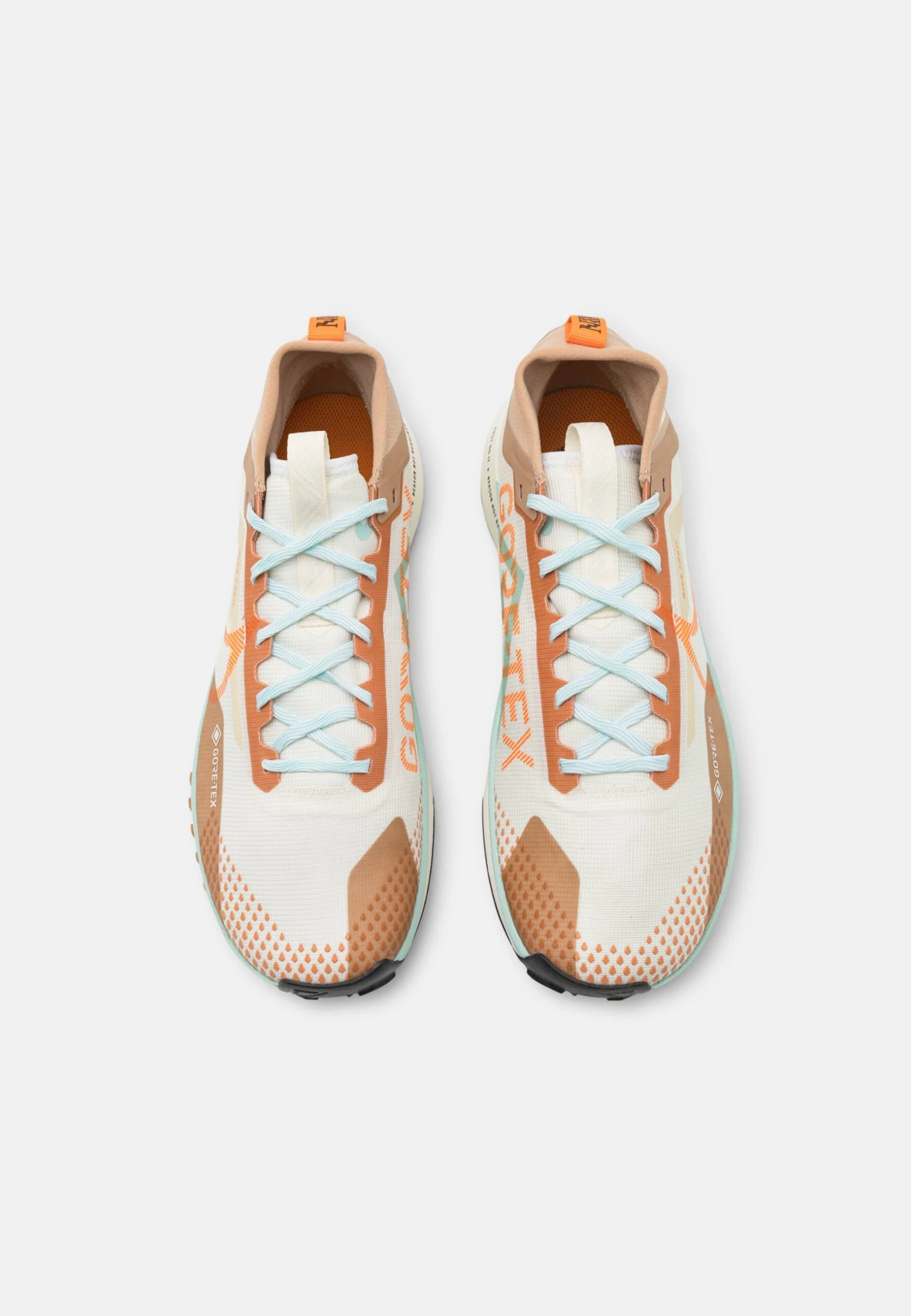 Nike Performance React Pegasus 4 Gtx Unisex - Zapatillas De Trail Running - Pale Ivory/Bright Mandarin/Sail/Jade Ice/Black/Amber Brown 4 Nike Performance React Pegasus 4 Gtx Unisex - Zapatillas De Trail Running - Pale Ivory/Bright Mandarin/Sail/Jade Ice/Black/Amber Brown - Imagen 4