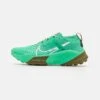 Nike Performance Zoomx Zegama- Zapatillas De Trail Running - Spring Green/White/Olive Flak/Black