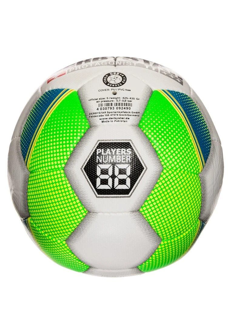 Derbystar Balón De Fútbol - White/Green 2 Derbystar Balón De Fútbol - White/Green - Imagen 2