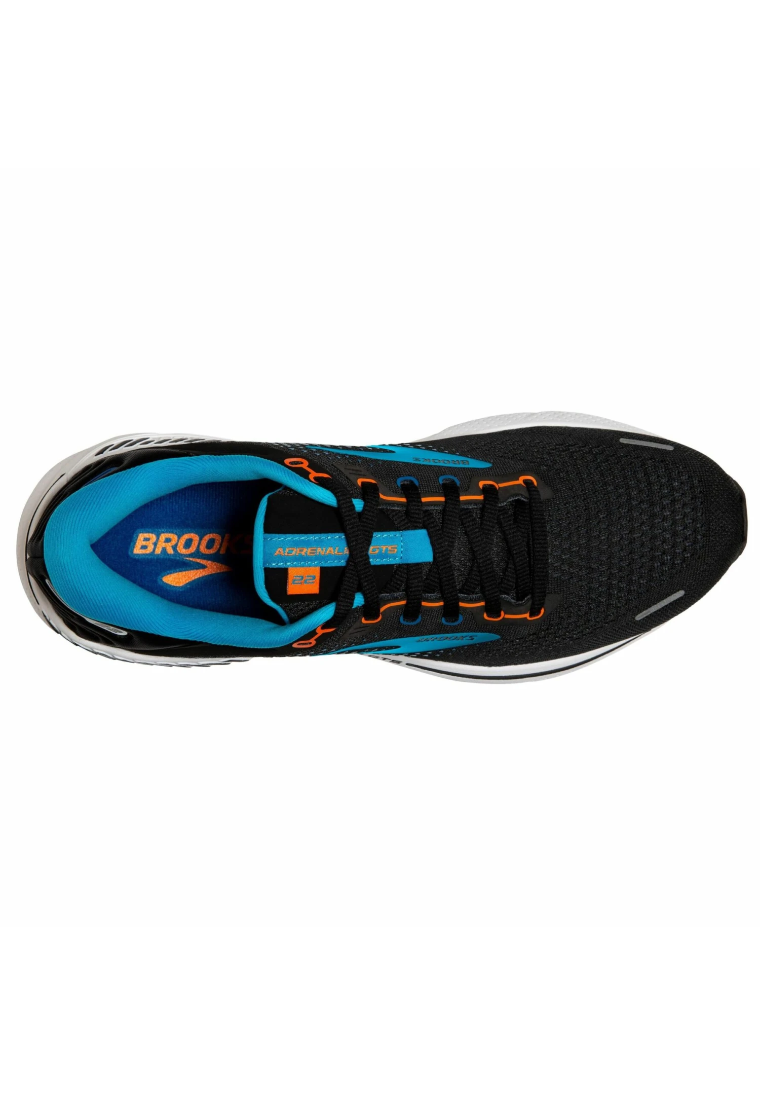 BROOKS Adrenaline Gts 22 - Zapatillas De Running Estables - Black/Blue/Orange 3 BROOKS Adrenaline Gts 22 - Zapatillas De Running Estables - Black/Blue/Orange - Imagen 3
