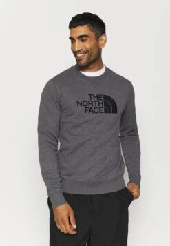 The North Face M Drew Peak Crew - Sudadera - Mottled Grey