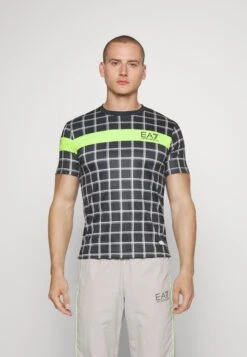 EA7 Emporio Armani Tennis Pro Tee - Camiseta Estampada - Black