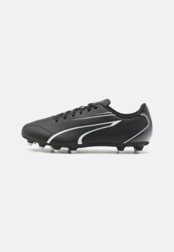 Puma Vitoria Fg/Ag - Botas De Fútbol Con Tacos - Black/White
