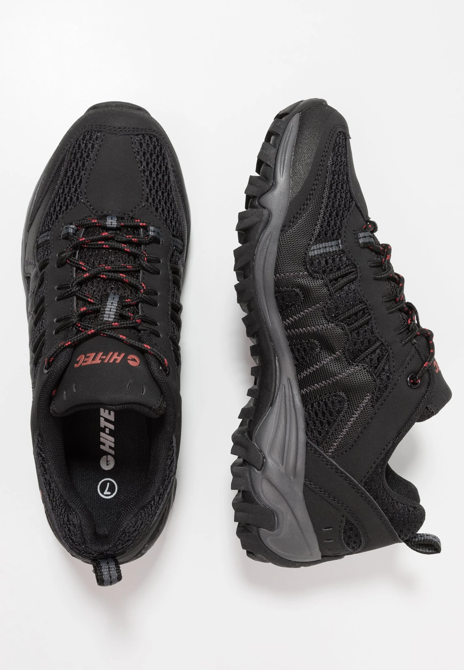 Hi-Tec Jaguar - Zapatillas De Senderismo - Black/Picante 2 Hi-Tec Jaguar - Zapatillas De Senderismo - Black/Picante - Imagen 2