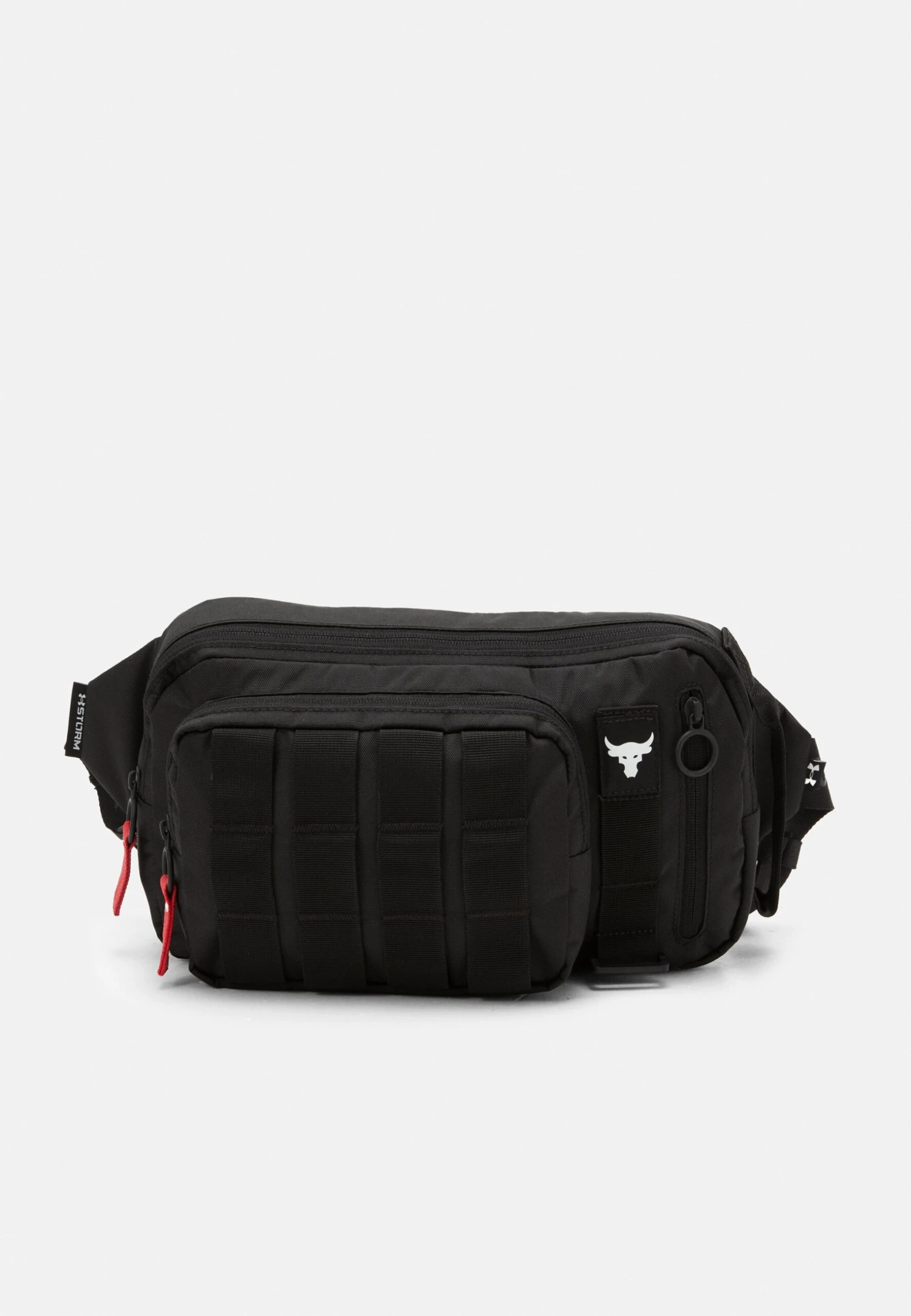 Under Armour Project Rock Waist Bag - Riñonera - Black/White 1 Under Armour Project Rock Waist Bag - Riñonera - Black/White