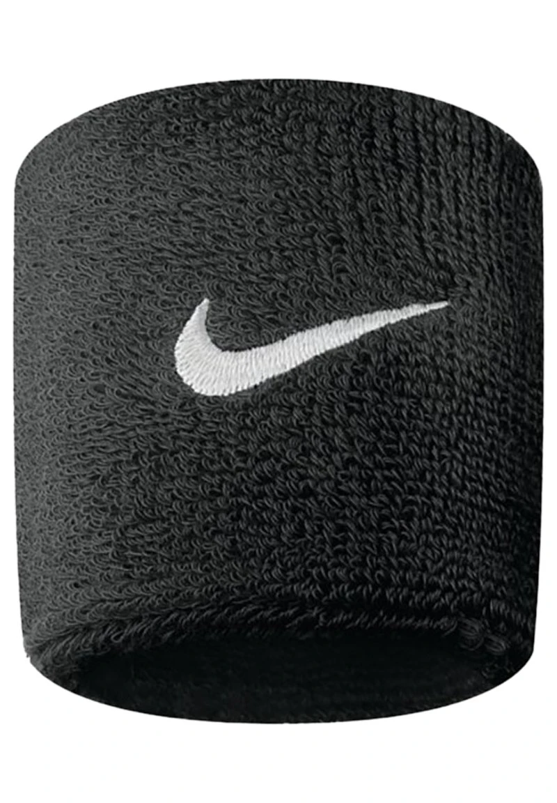 Nike Performance Armbinden Swoosh Wristbands - Muñequera - Schwarzweiss 1 Nike Performance Armbinden Swoosh Wristbands - Muñequera - Schwarzweiss