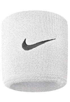 Nike Performance Armbinden Swoosh Wristbands - Muñequera - Weissschwarz