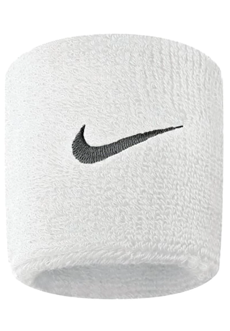 Nike Performance Armbinden Swoosh Wristbands - Muñequera - Weissschwarz 1 Nike Performance Armbinden Swoosh Wristbands - Muñequera - Weissschwarz