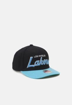 Mitchell & Ness Nba Los Angeles Lakers Team Script 2.0 Stretch Snapback - Gorra - Black