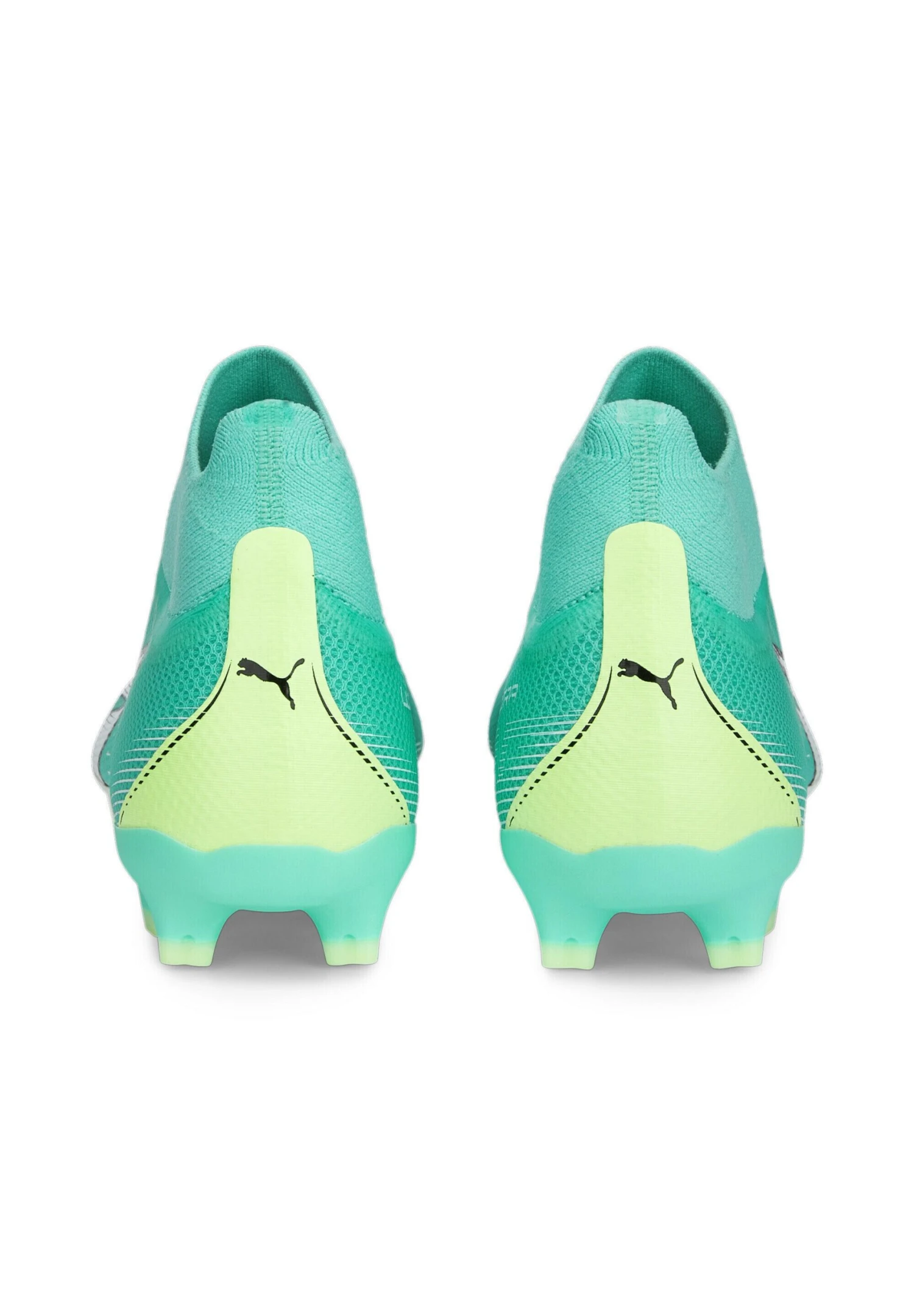 Puma Ultra Match+ Laceless Fg/Ag - Botas De Fútbol Con Tacos - Electric Peppermint White Fast Yellow 4 Puma Ultra Match+ Laceless Fg/Ag - Botas De Fútbol Con Tacos - Electric Peppermint White Fast Yellow - Imagen 4