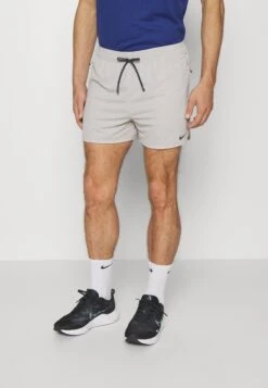 Nike Performance Stride- Pantalón Corto De Deporte - Light Iron Ore/Silver